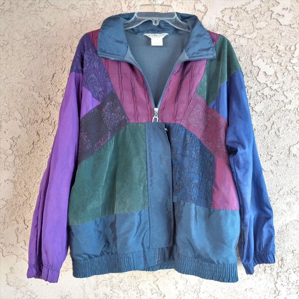 Vintage Great Cavalier Lightweight Colorblock Jacket